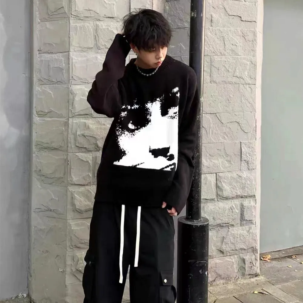 Portrait Jacquard Sweater