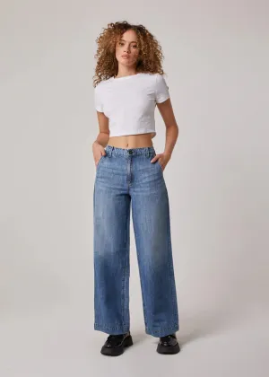 Powell - high rise wide leg trouser jeans