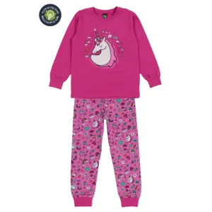 Pyjama Enfant Licorne Rose F24P52