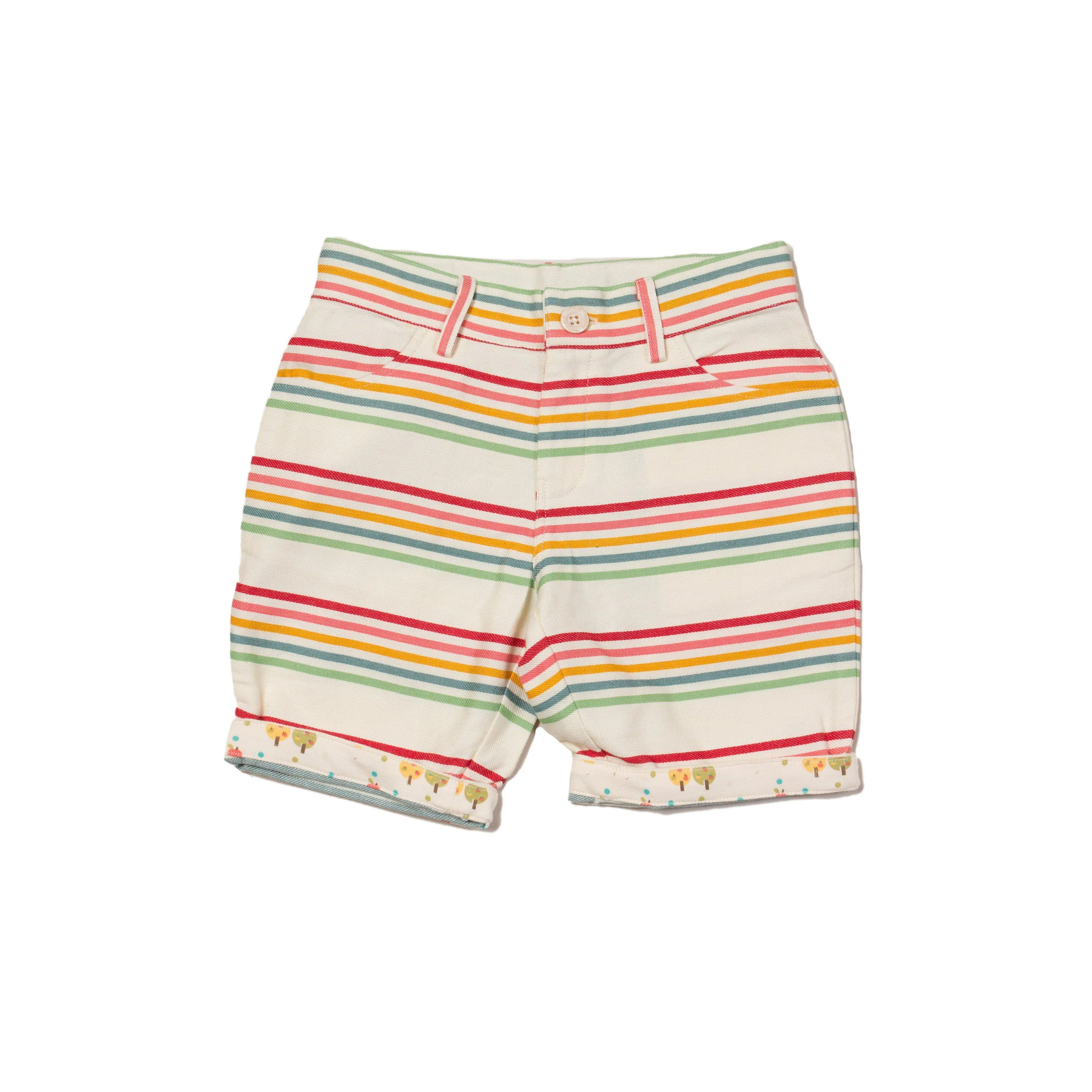Rainbow Stripe Sunshine Shorts
