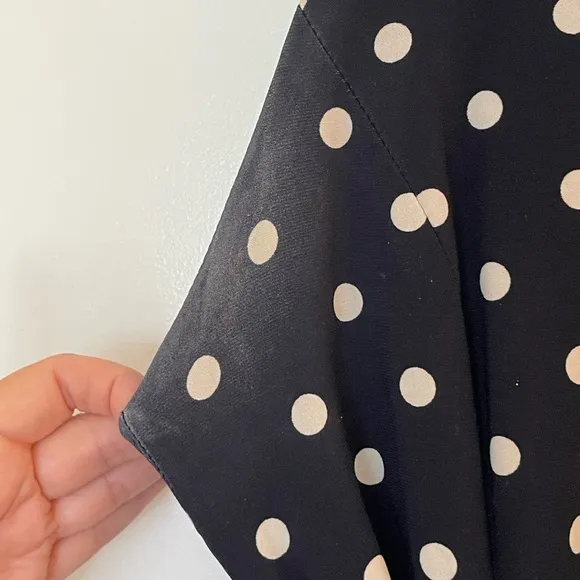 Ralph Lauren Polka Dot Sleeveless tie-waist Dress! Classic Ralph Lauren!