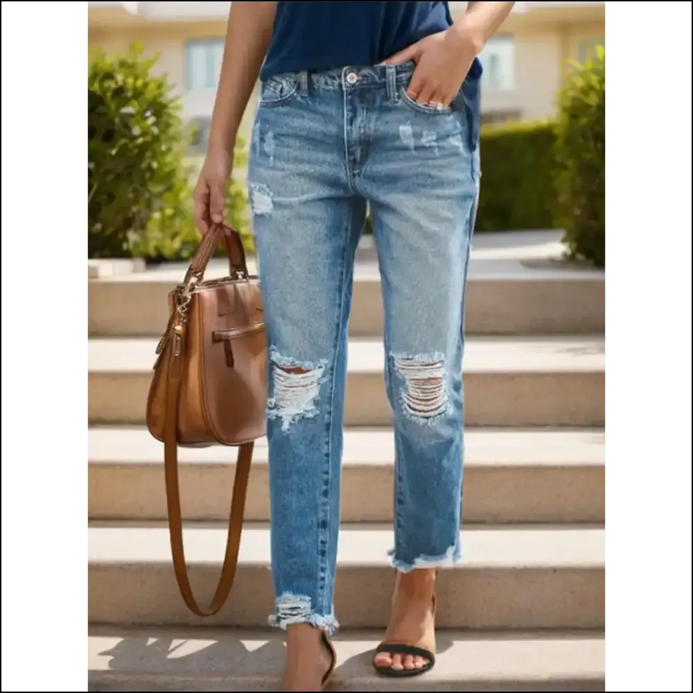 Raw Hem Jeans: Because Even your Denim Deserves a Midlife Crisis! 😂