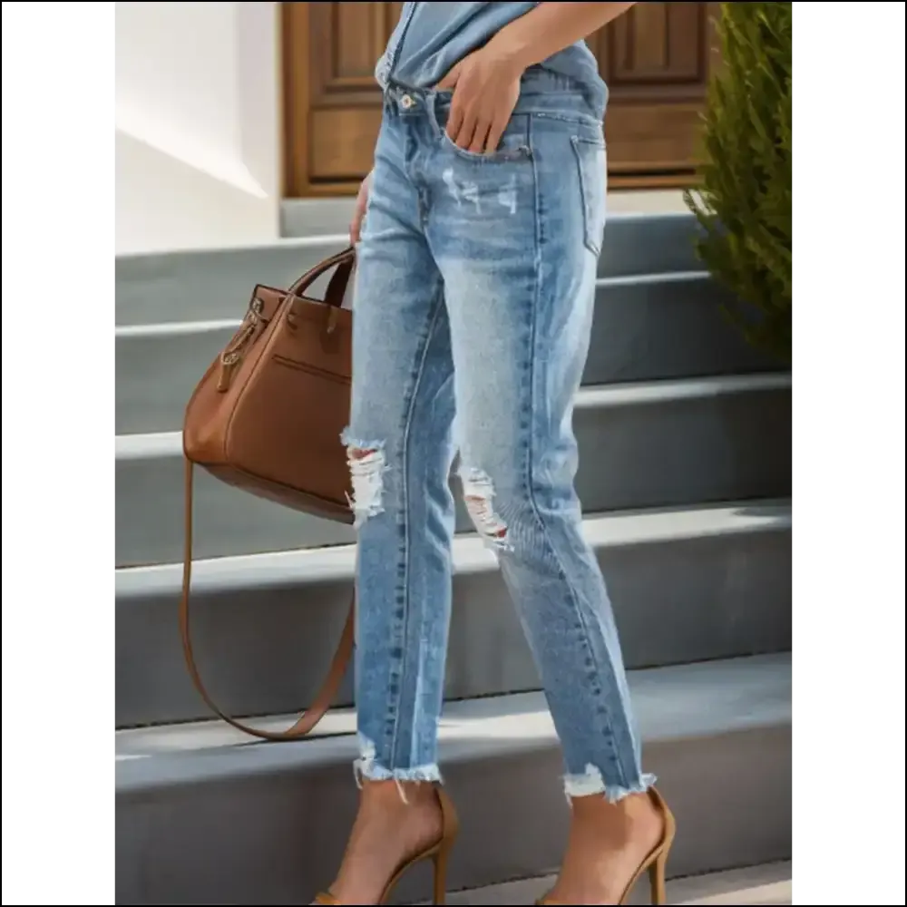Raw Hem Jeans: Because Even your Denim Deserves a Midlife Crisis! 😂