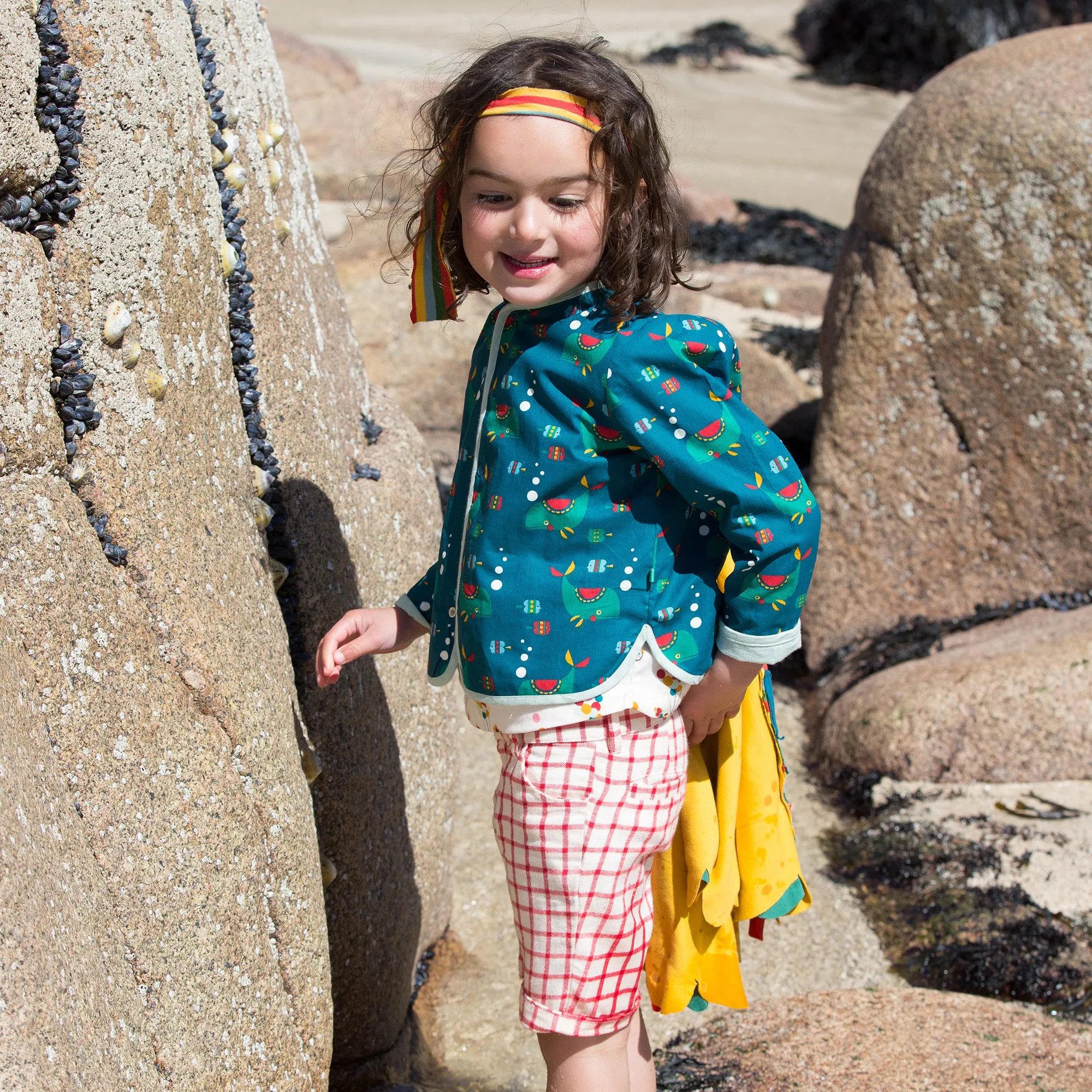 Red Check Sunshine Shorts