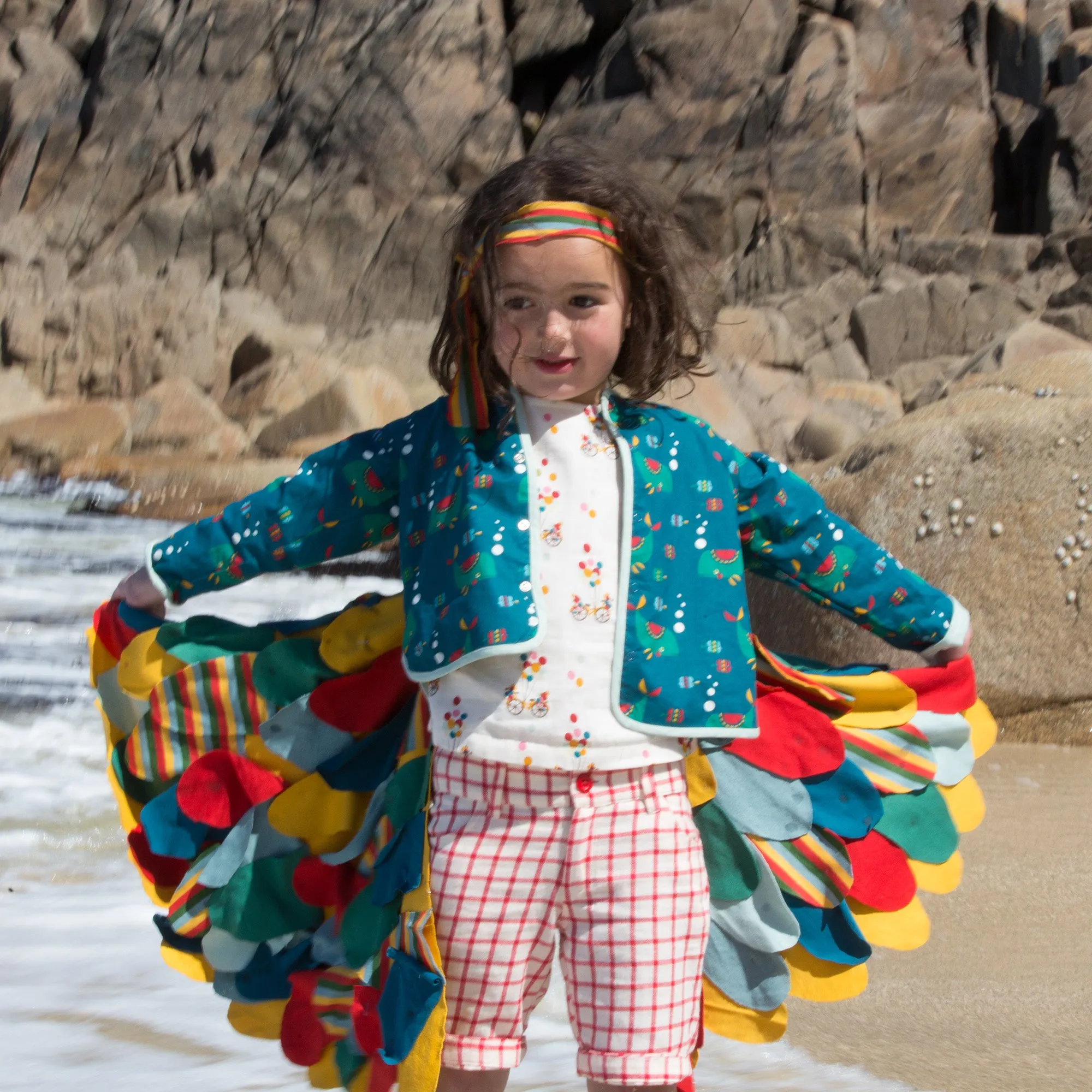 Red Check Sunshine Shorts