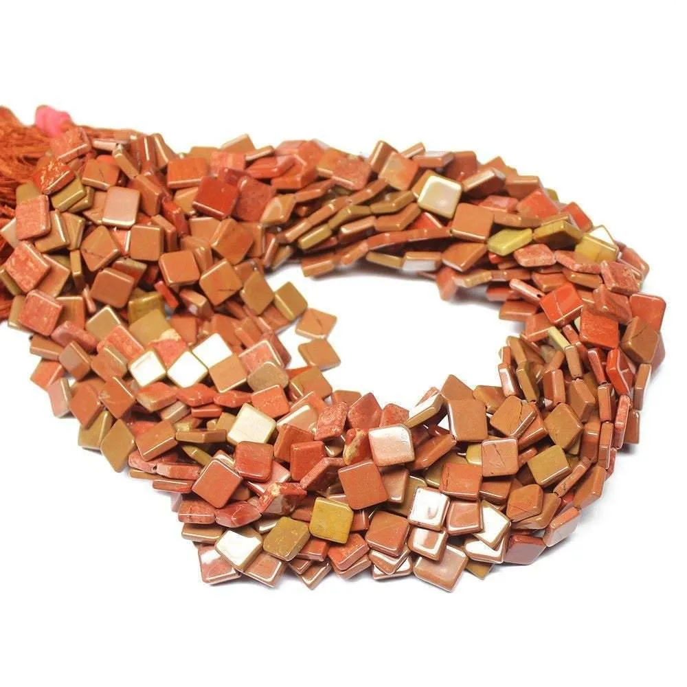 Red Jasper Natural Smooth Kite Gemstone Loose Beads Strand 14" 9mm 11mm