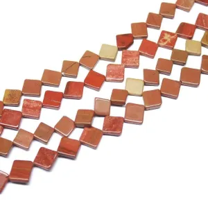 Red Jasper Natural Smooth Kite Gemstone Loose Beads Strand 14" 9mm 11mm