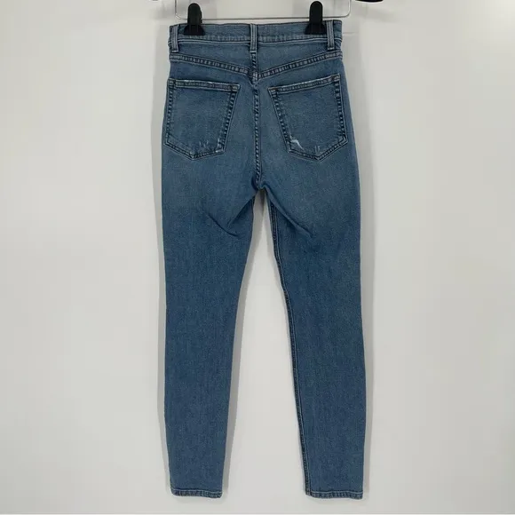 REFORMATION High Skinny Crop Patch Pockets Jeans
