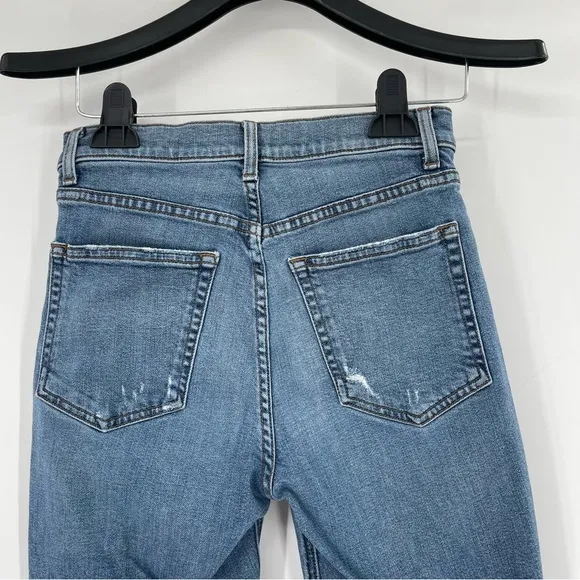 REFORMATION High Skinny Crop Patch Pockets Jeans