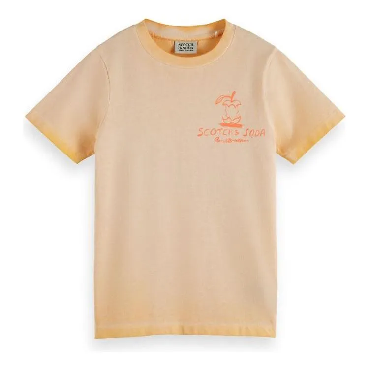 Regularfit Short-Sleeved Wash Tee - Peach