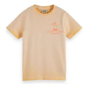 Regularfit Short-Sleeved Wash Tee - Peach