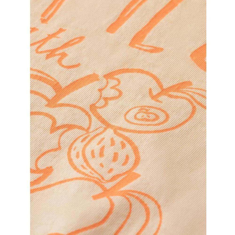 Regularfit Short-Sleeved Wash Tee - Peach