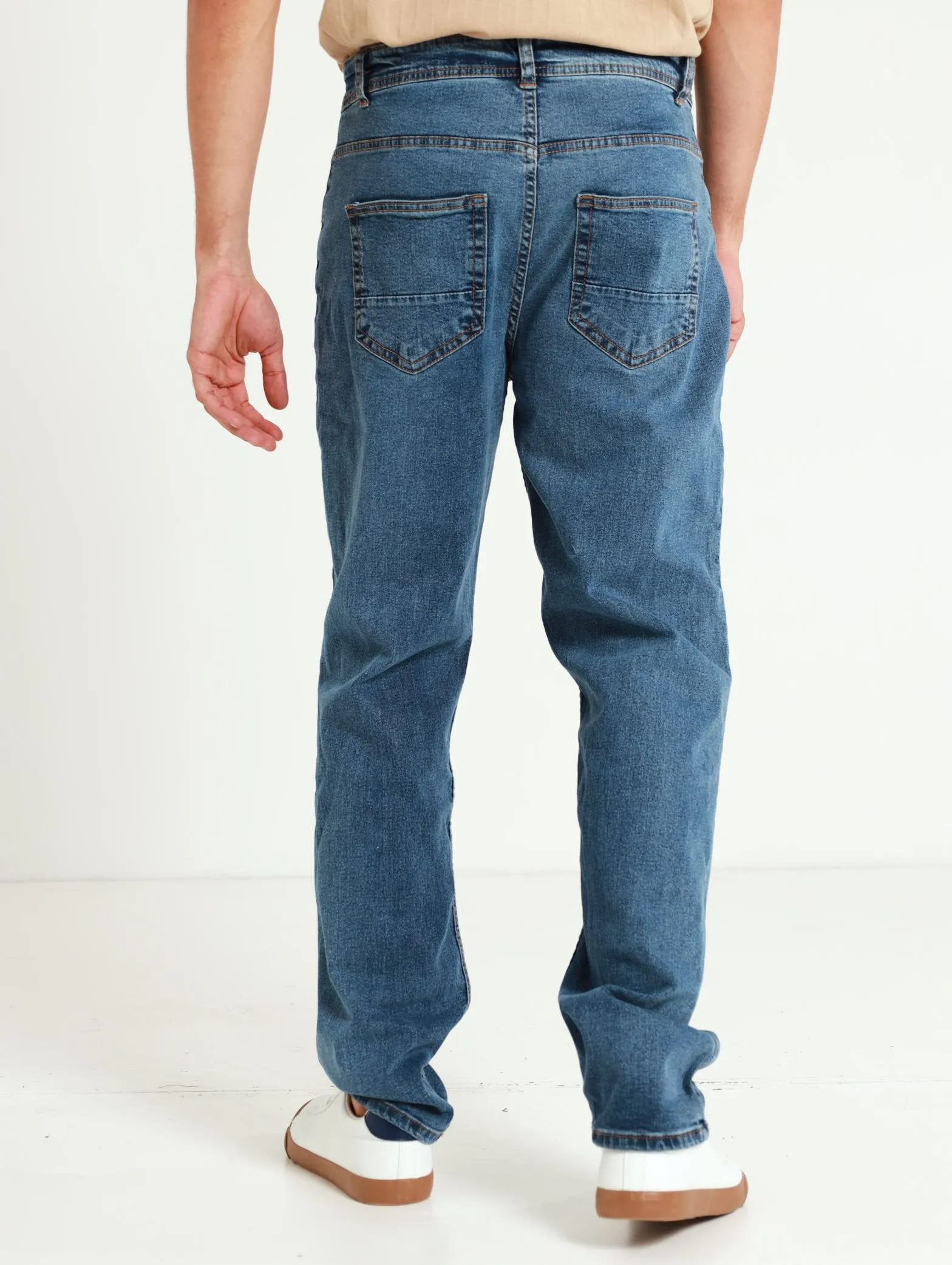 Relaxed Denim Jean - Stonewash