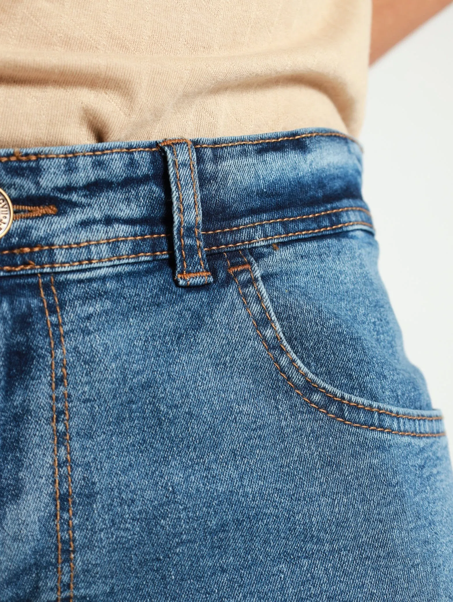 Relaxed Denim Jean - Stonewash