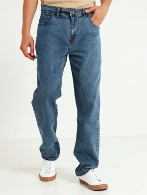 Relaxed Denim Jean - Stonewash