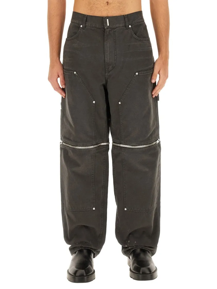Relaxed Fit Black Jeans