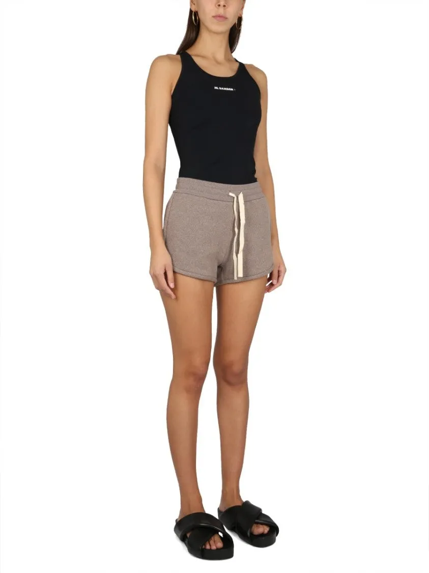 Relaxed-Fit Sweatshirt Bermuda With Drawstring Waistband