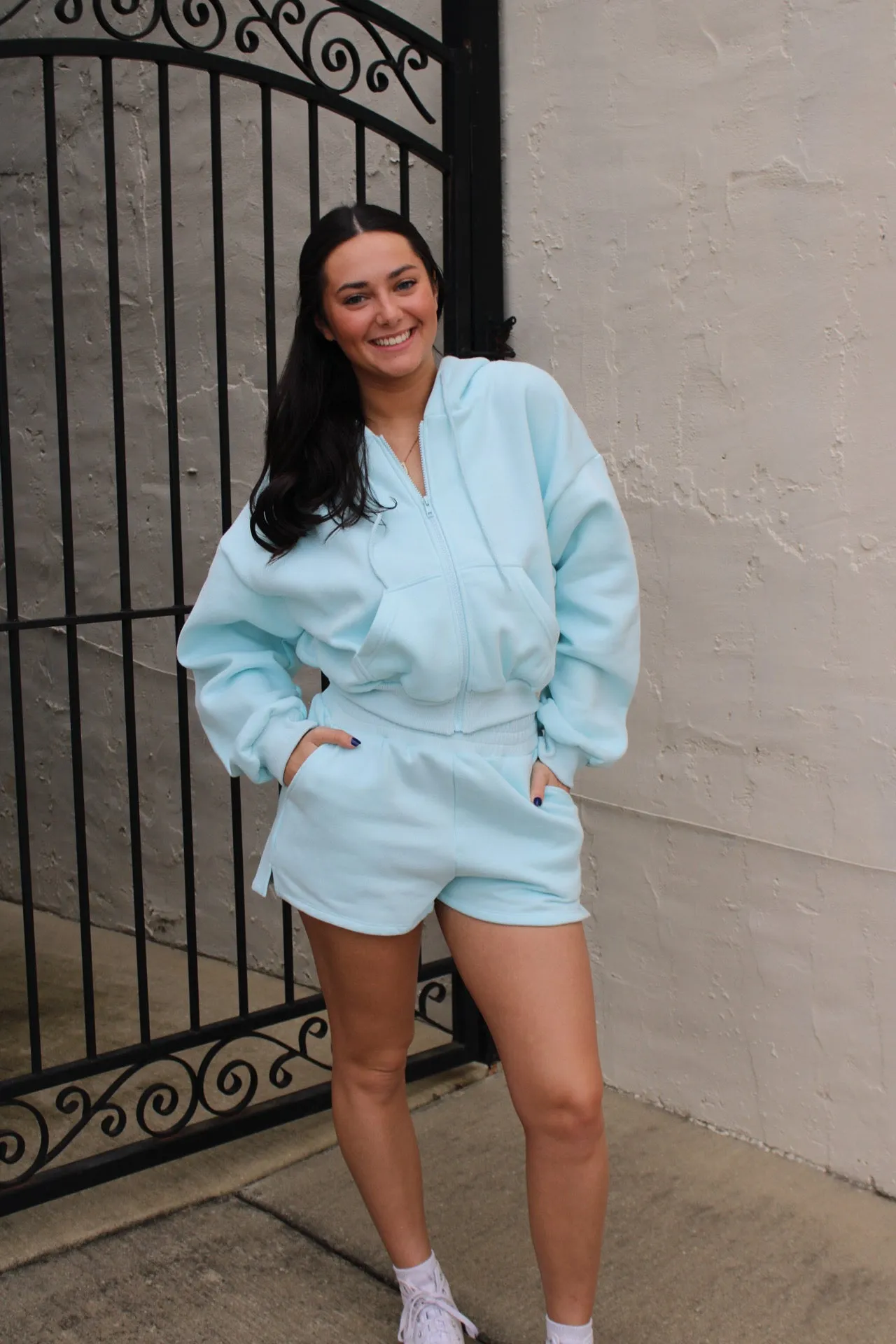 Relaxed Hoodie   Short Set