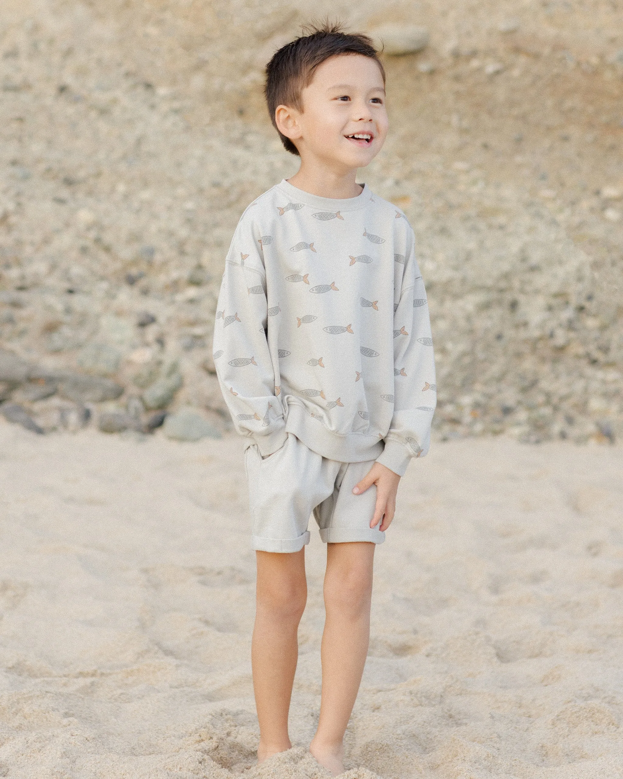 Relaxed Short || Seafoam