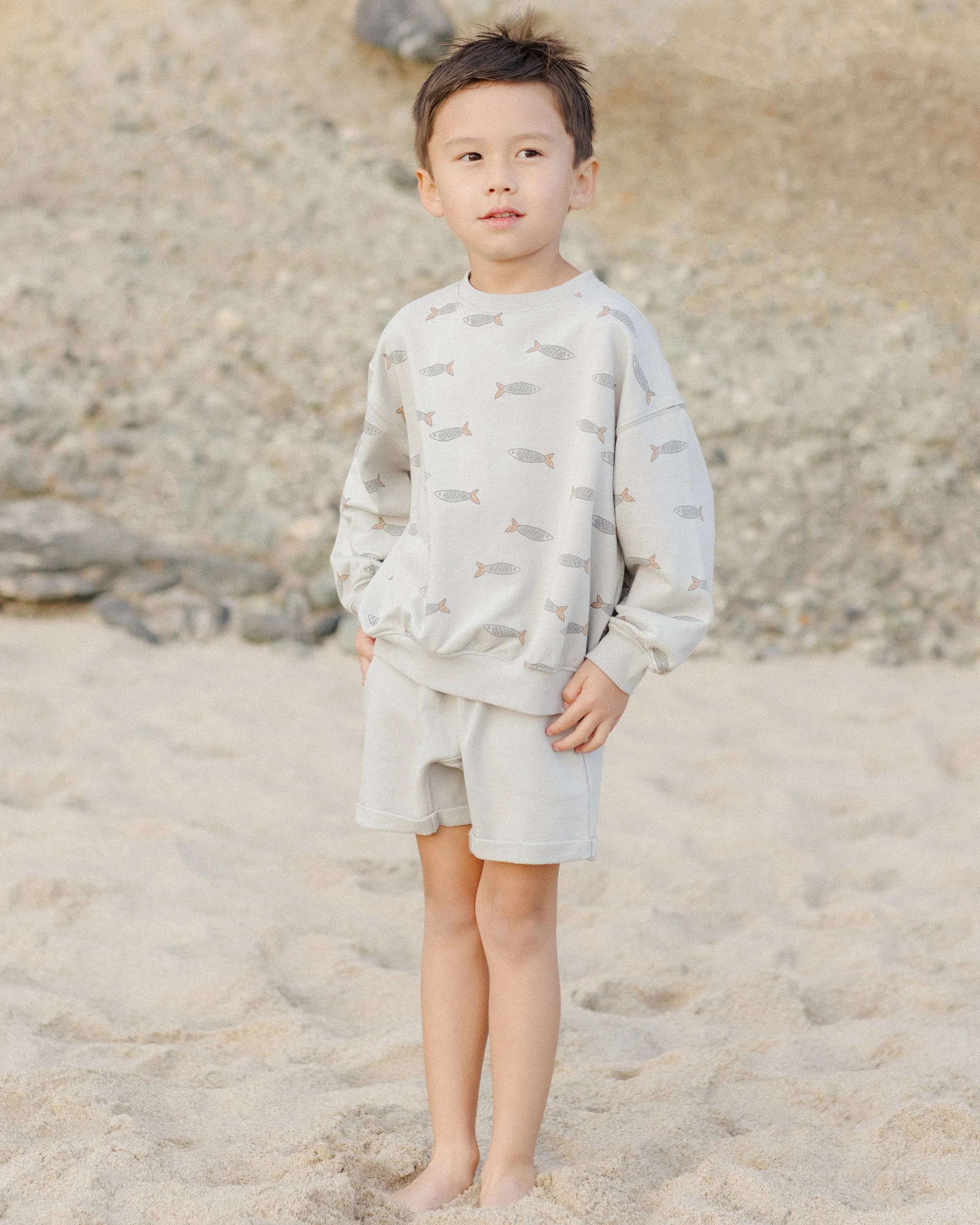 Relaxed Short || Seafoam