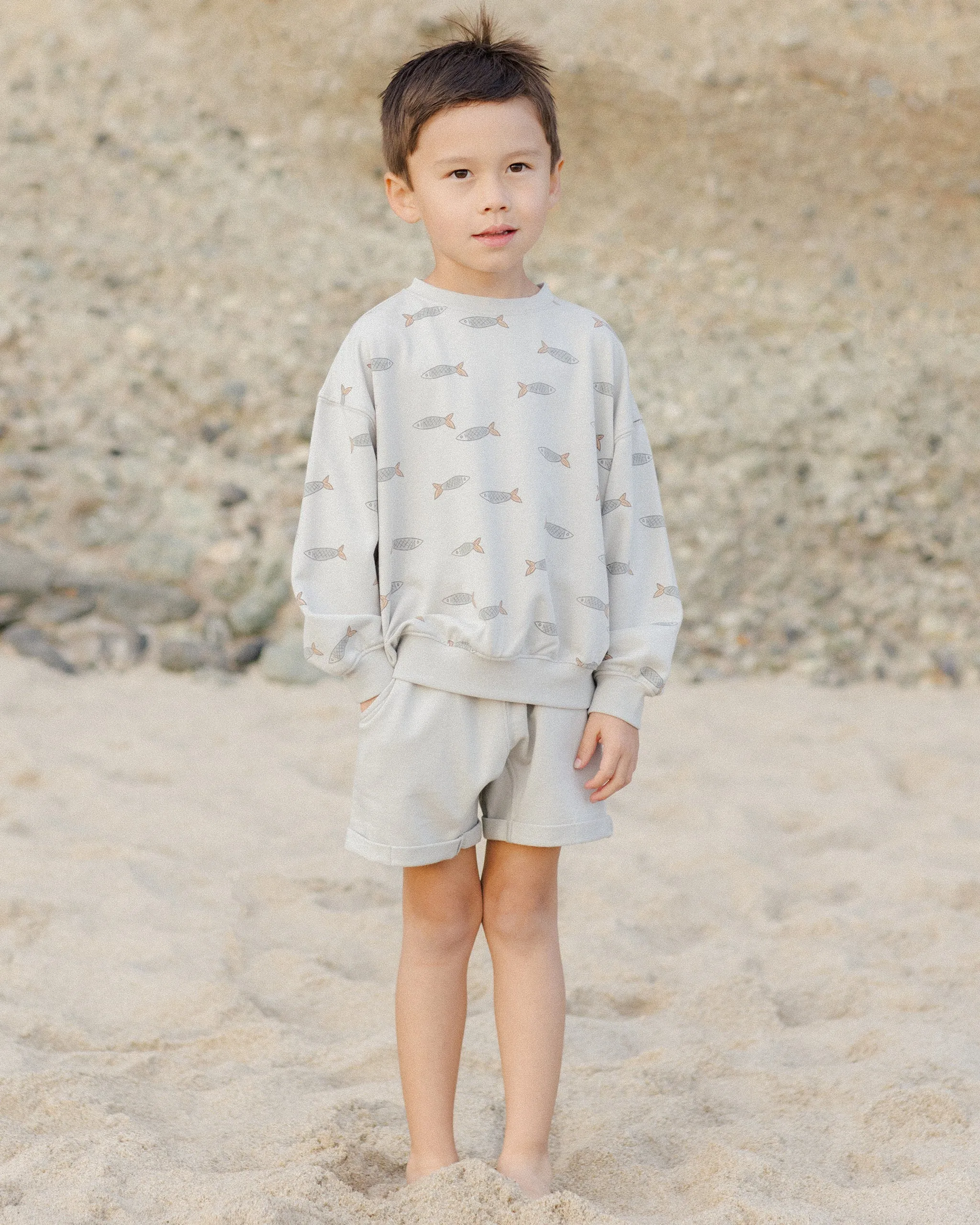 Relaxed Short || Seafoam