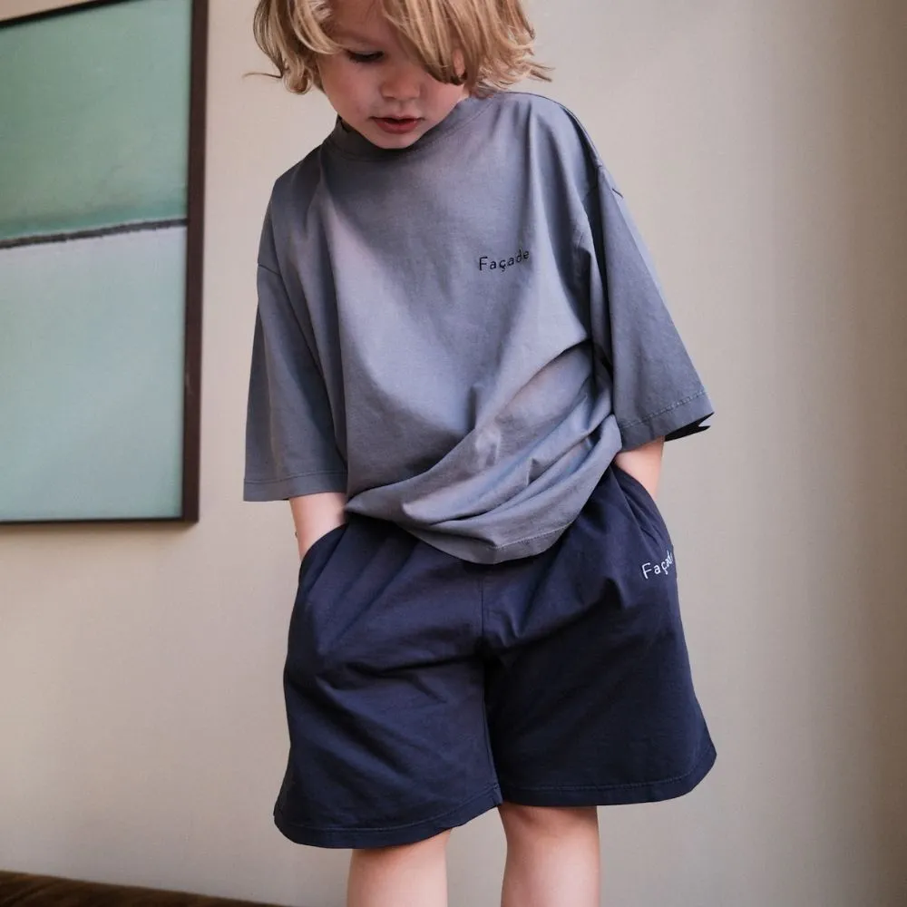Relaxed shorts - Navy Blue