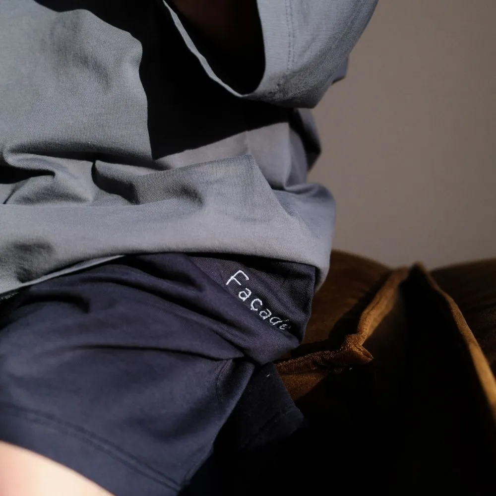 Relaxed shorts - Navy Blue