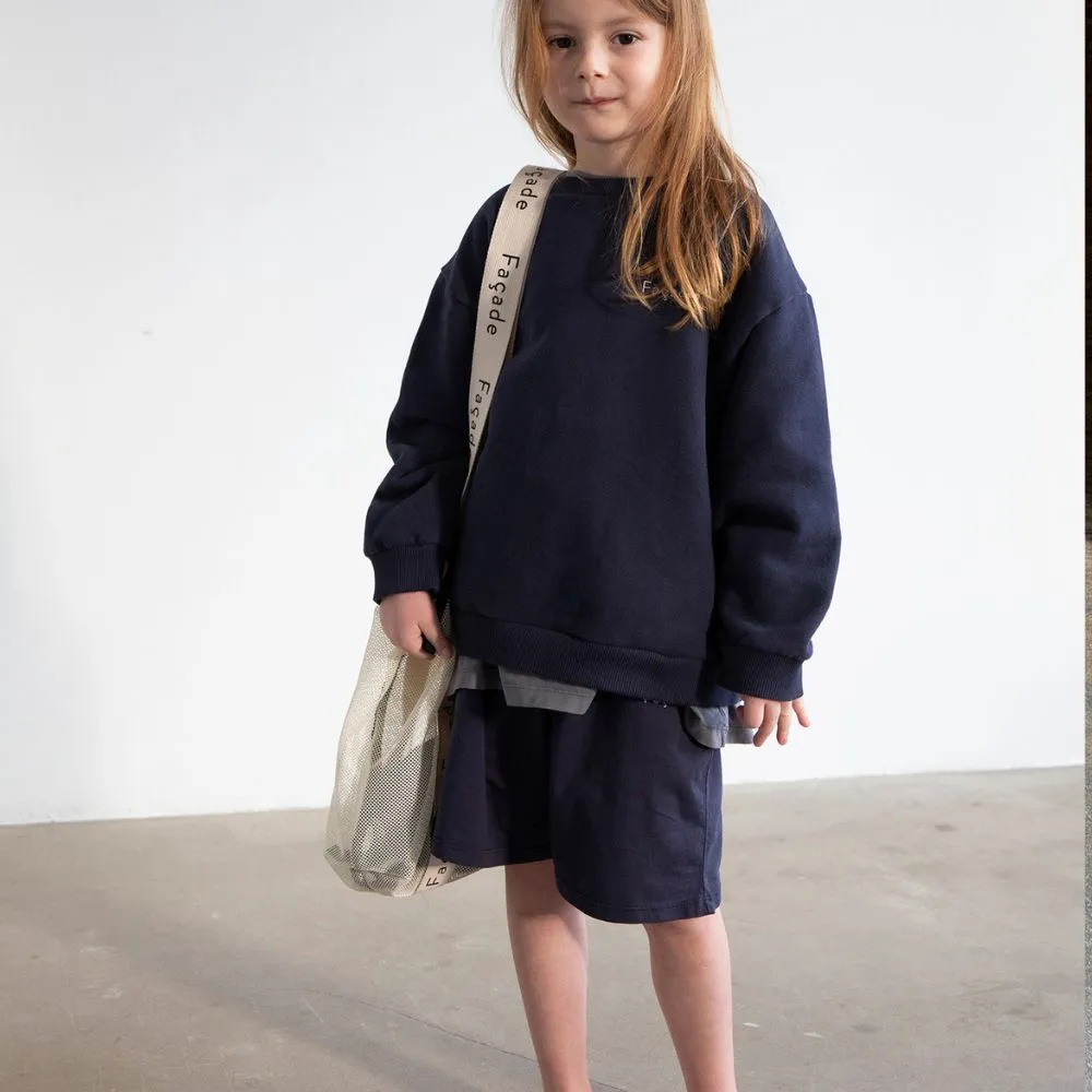 Relaxed shorts - Navy Blue