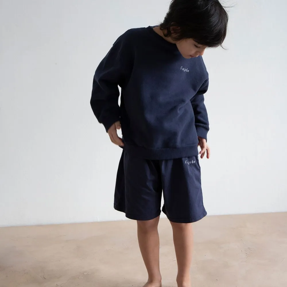 Relaxed shorts - Navy Blue