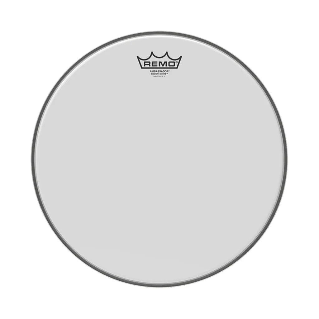 Remo 20" Ambassador Smooth White Bass