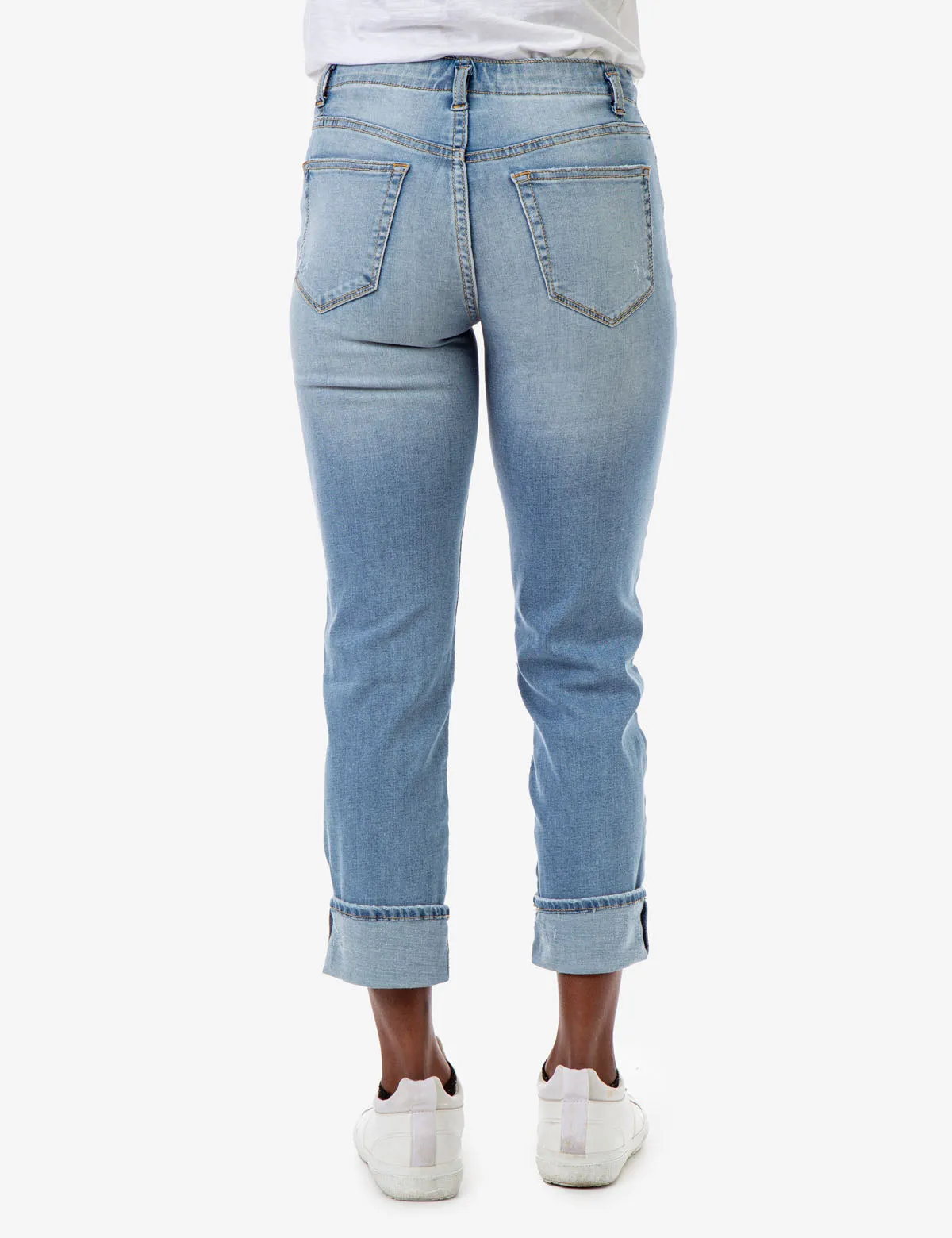 REPREVE® MID RISE RELAXED FIT JEANS