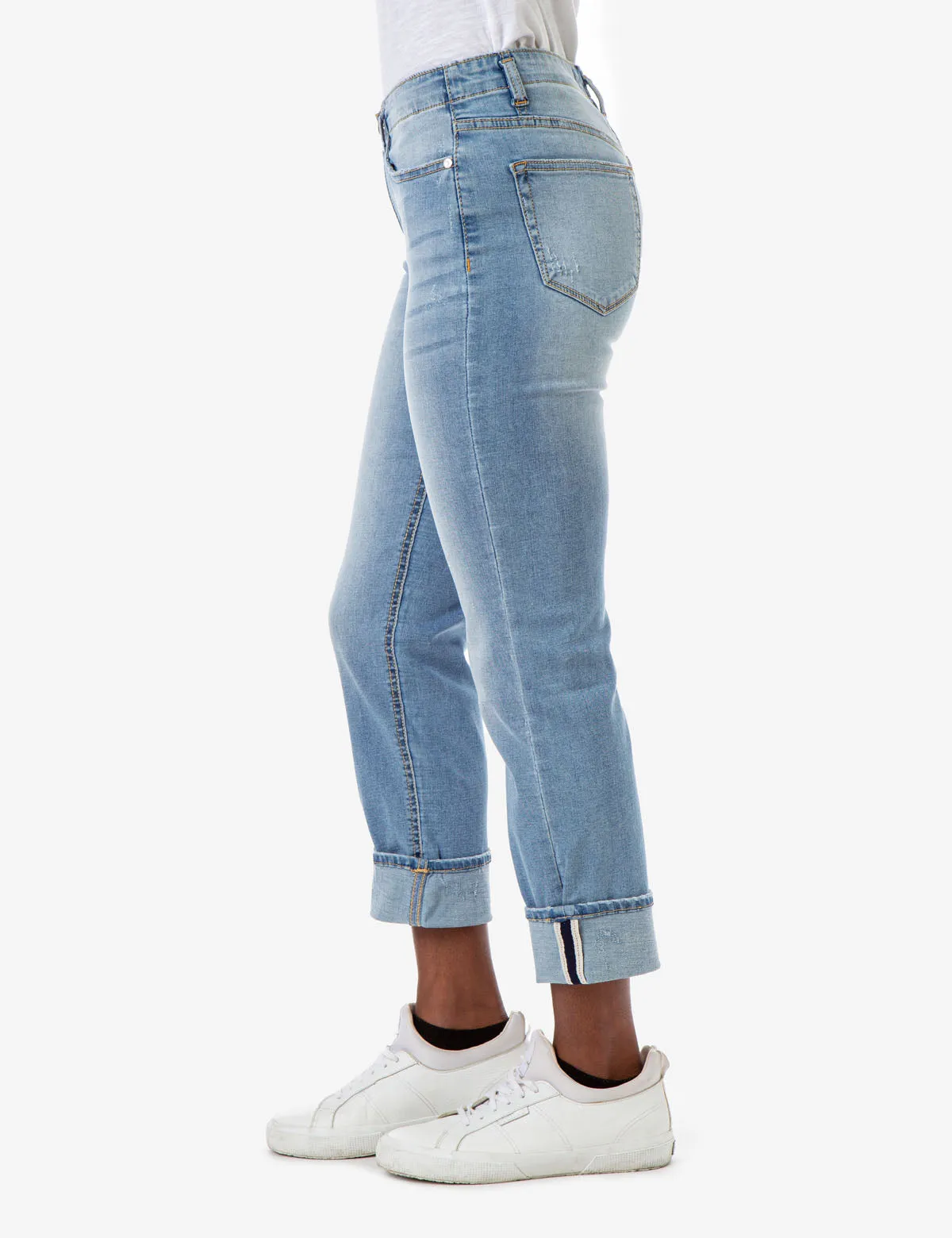 REPREVE® MID RISE RELAXED FIT JEANS