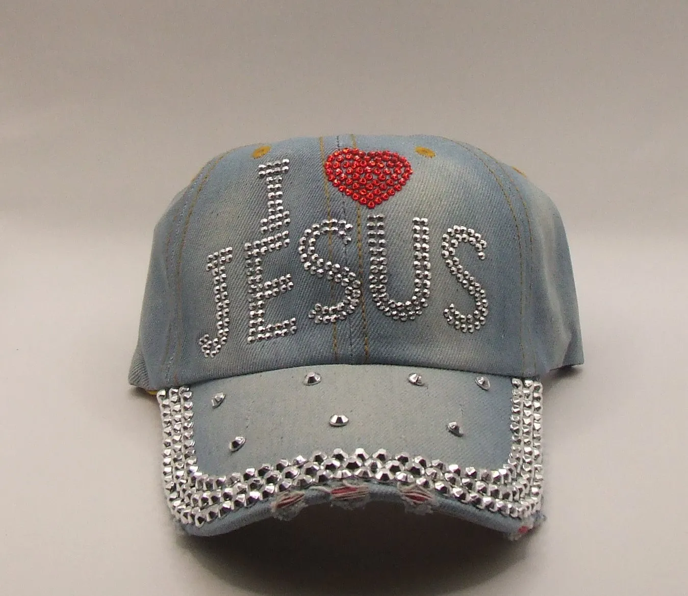 Rhinestone Bling Jeans Hat