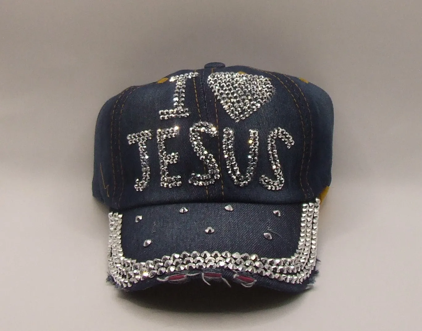 Rhinestone Bling Jeans Hat