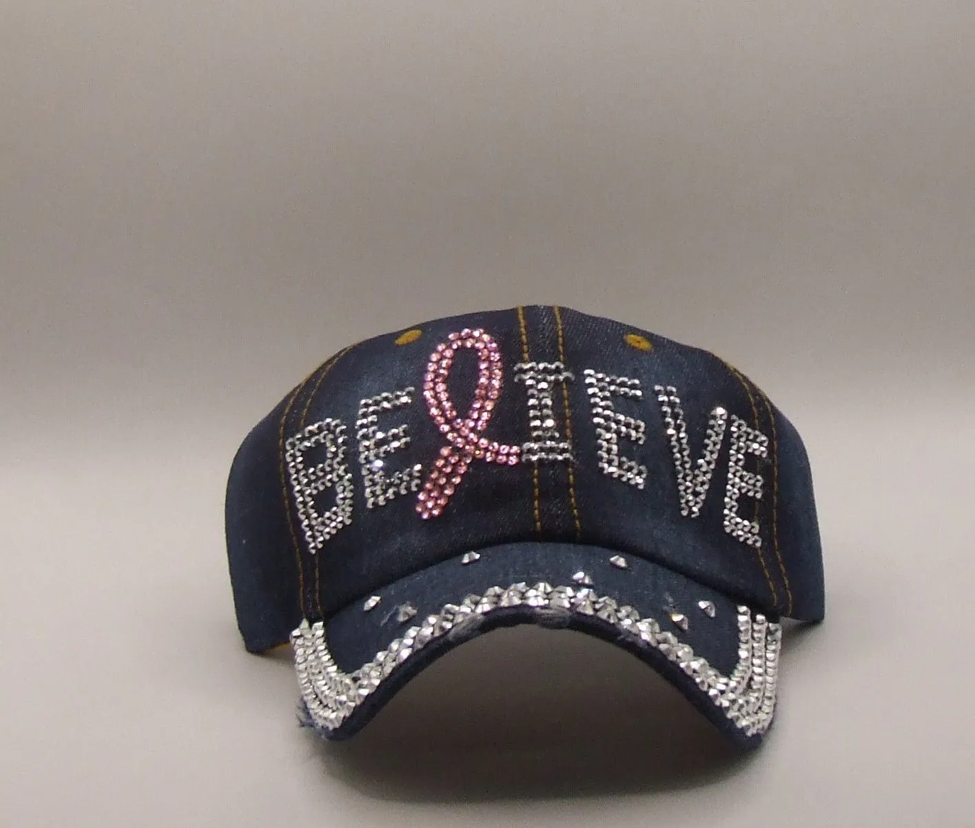 Rhinestone Bling Jeans Hat