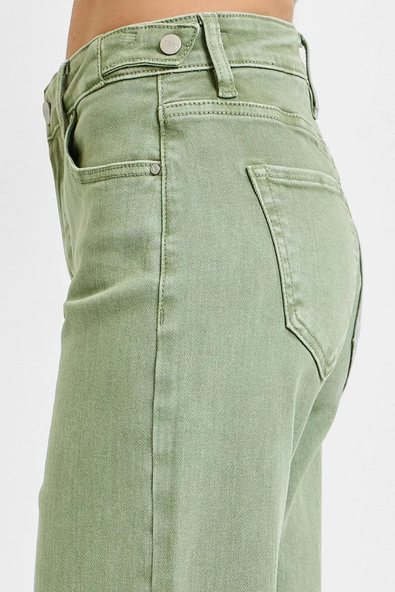 Risen Tummy Control Mid Rise Crop