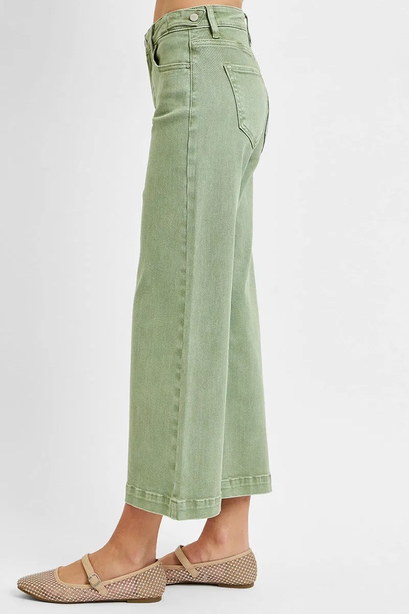 Risen Tummy Control Mid Rise Crop