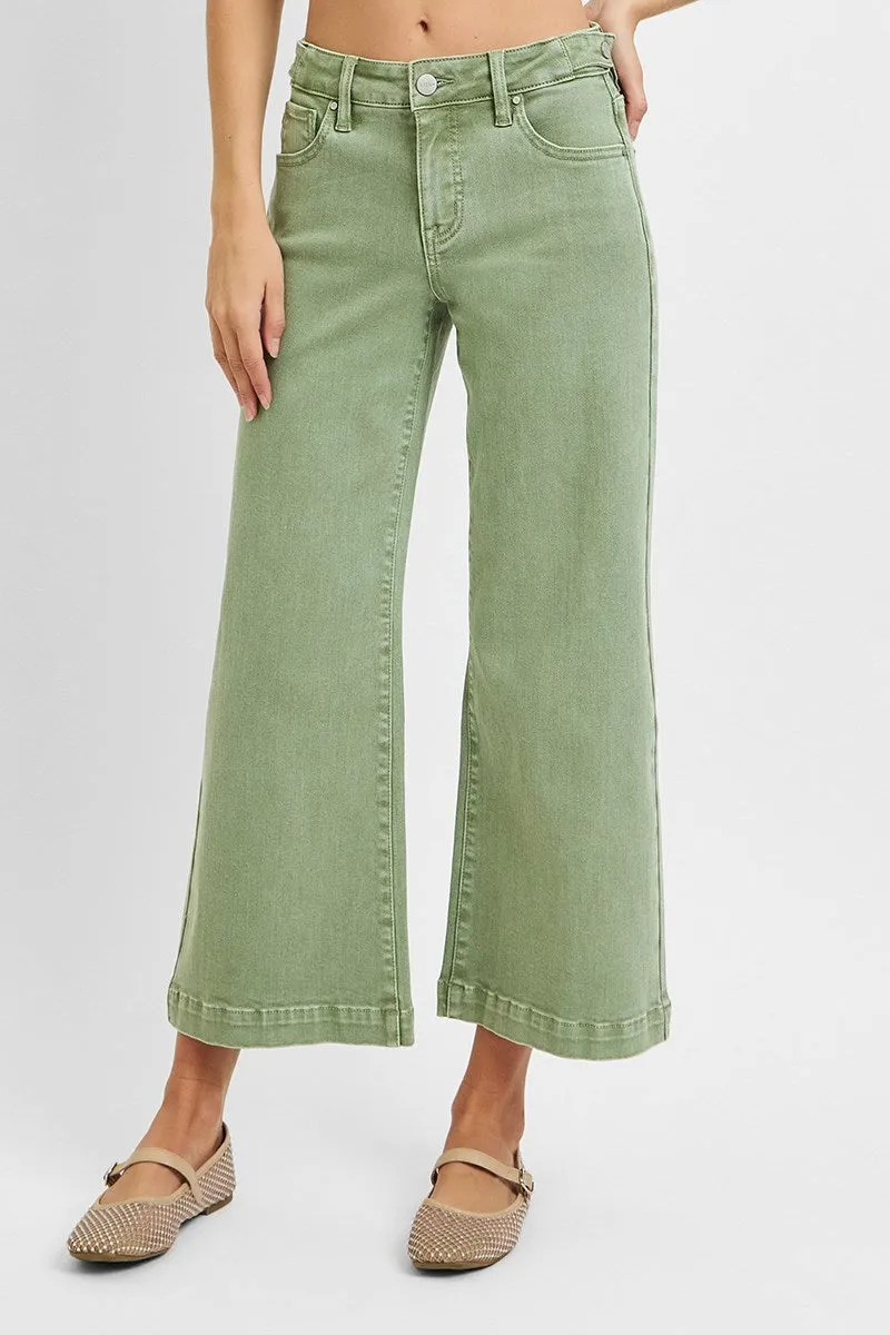 Risen Tummy Control Mid Rise Crop