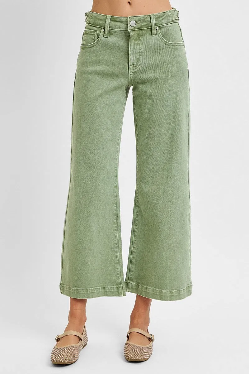 Risen Tummy Control Mid Rise Crop