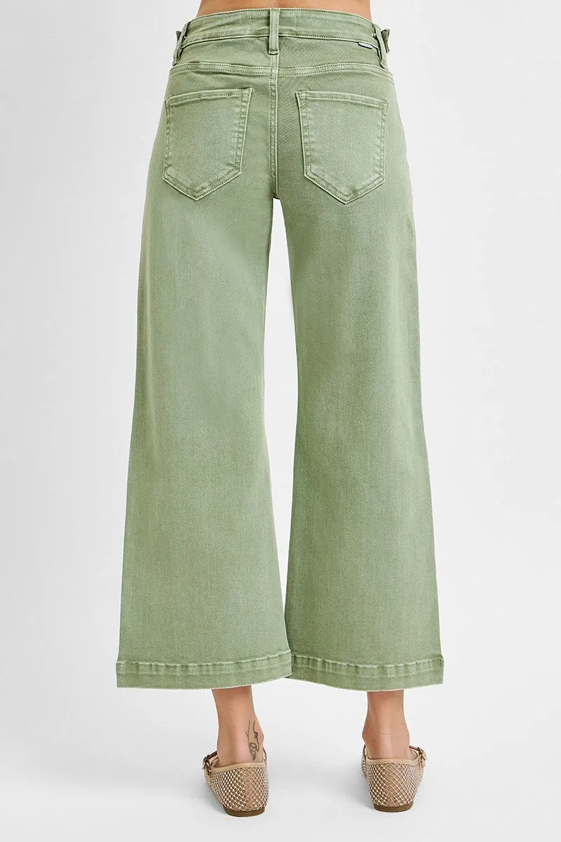 Risen Tummy Control Mid Rise Crop