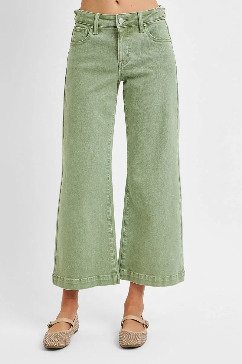 Risen Tummy Control Mid Rise Crop