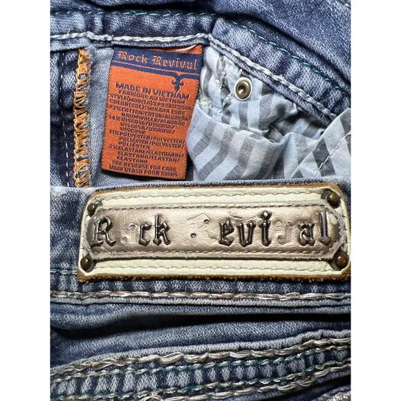 Rock Revival Sukara Jeans Easy Boot Size 27