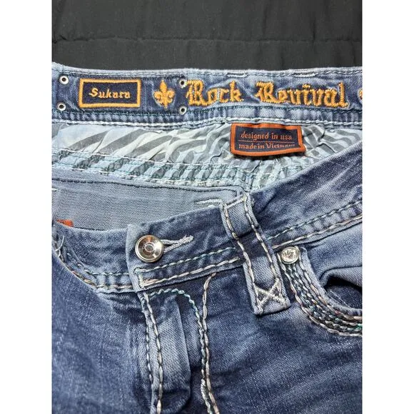 Rock Revival Sukara Jeans Easy Boot Size 27