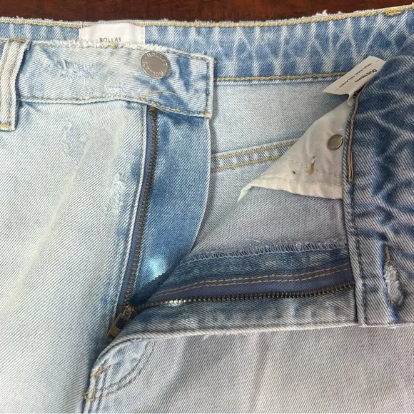 ROLLA’S X Urban Outfitters Denim Dusters Shorts Super High Rise Relaxed Size 28