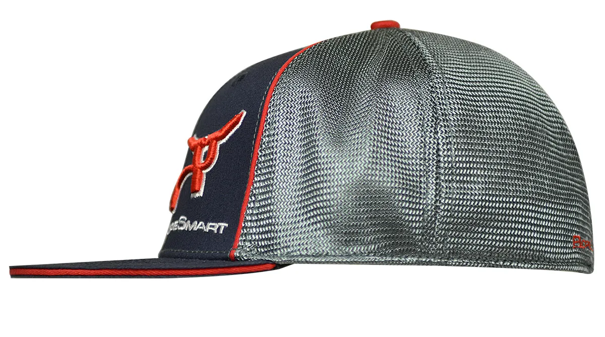 RS Navy & Gray Fitted Cap