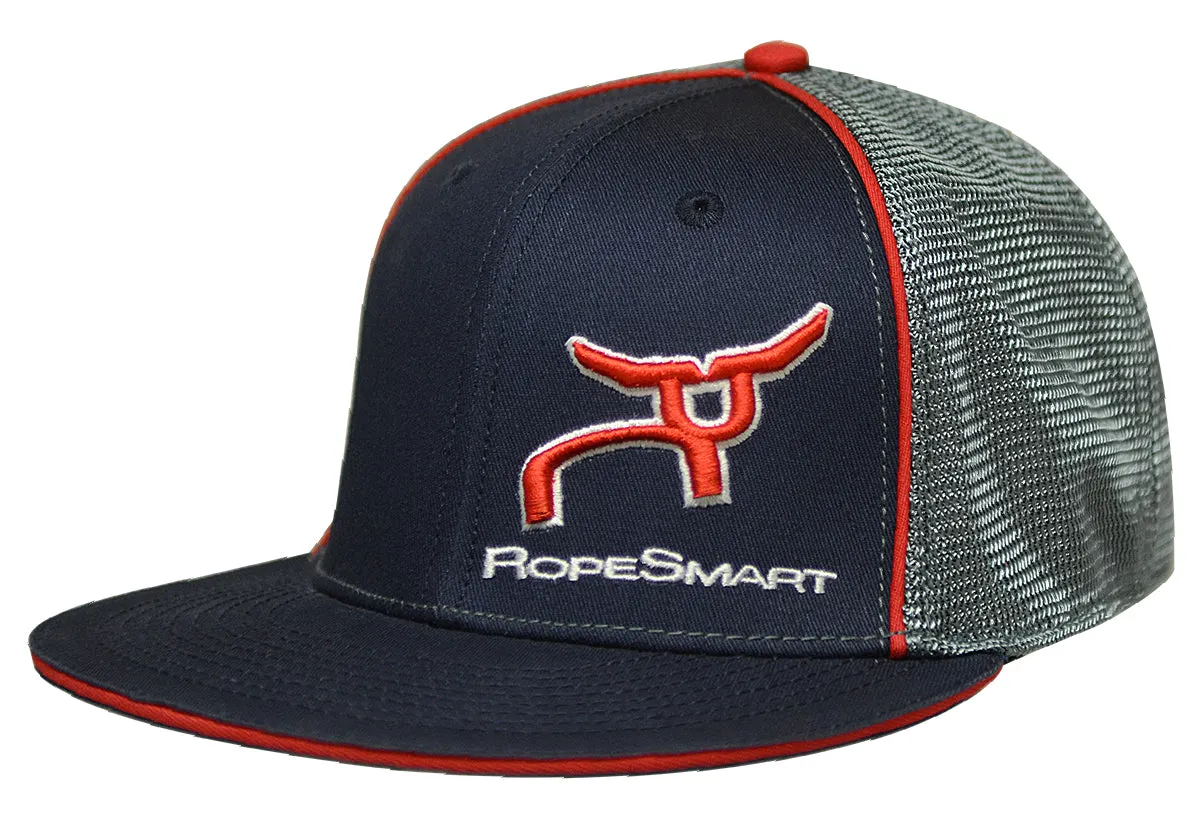 RS Navy & Gray Fitted Cap