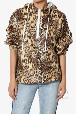 Rudy Hooded Half Zip Shell Jacket
