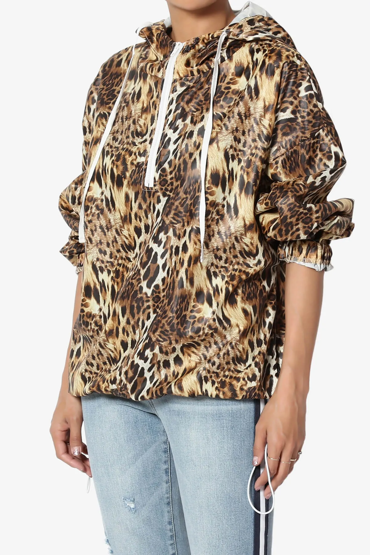 Rudy Hooded Half Zip Shell Jacket
