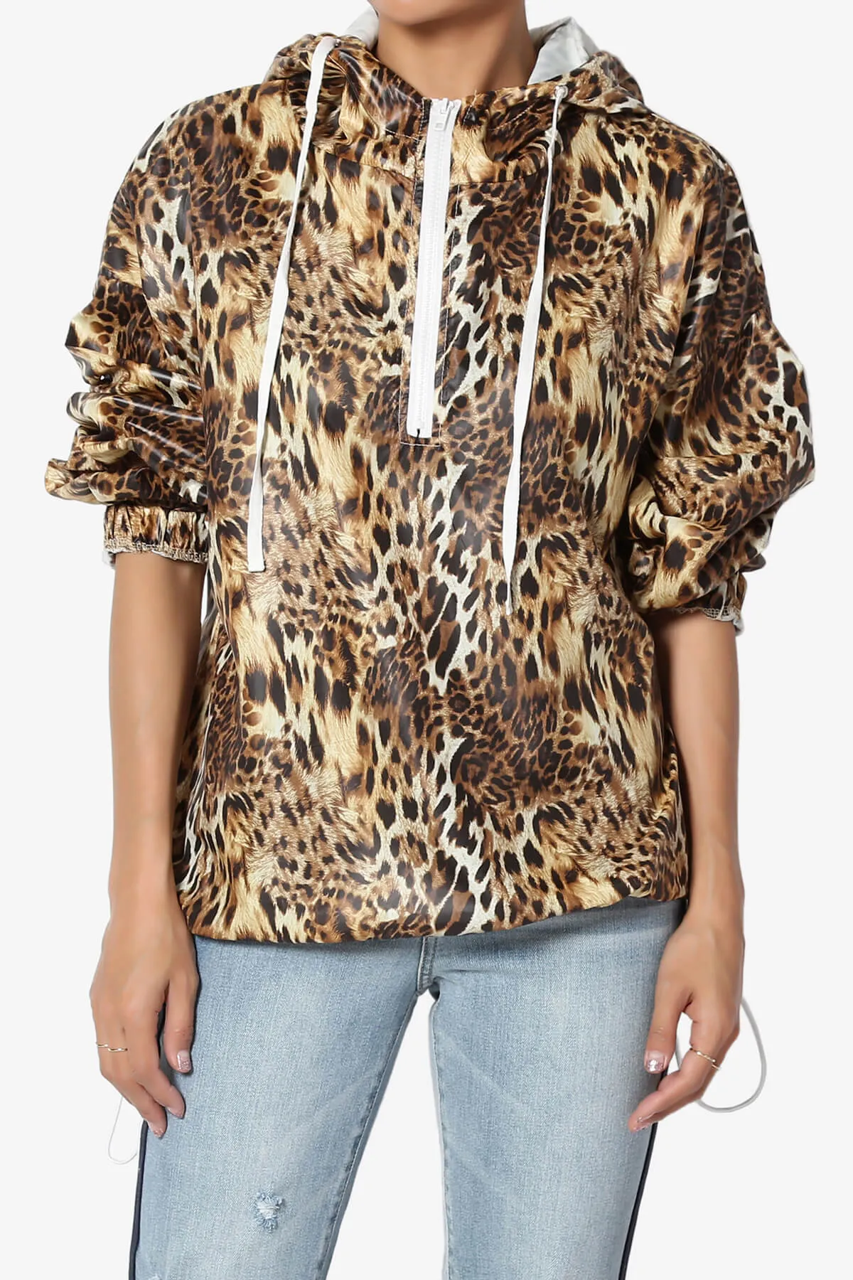 Rudy Hooded Half Zip Shell Jacket