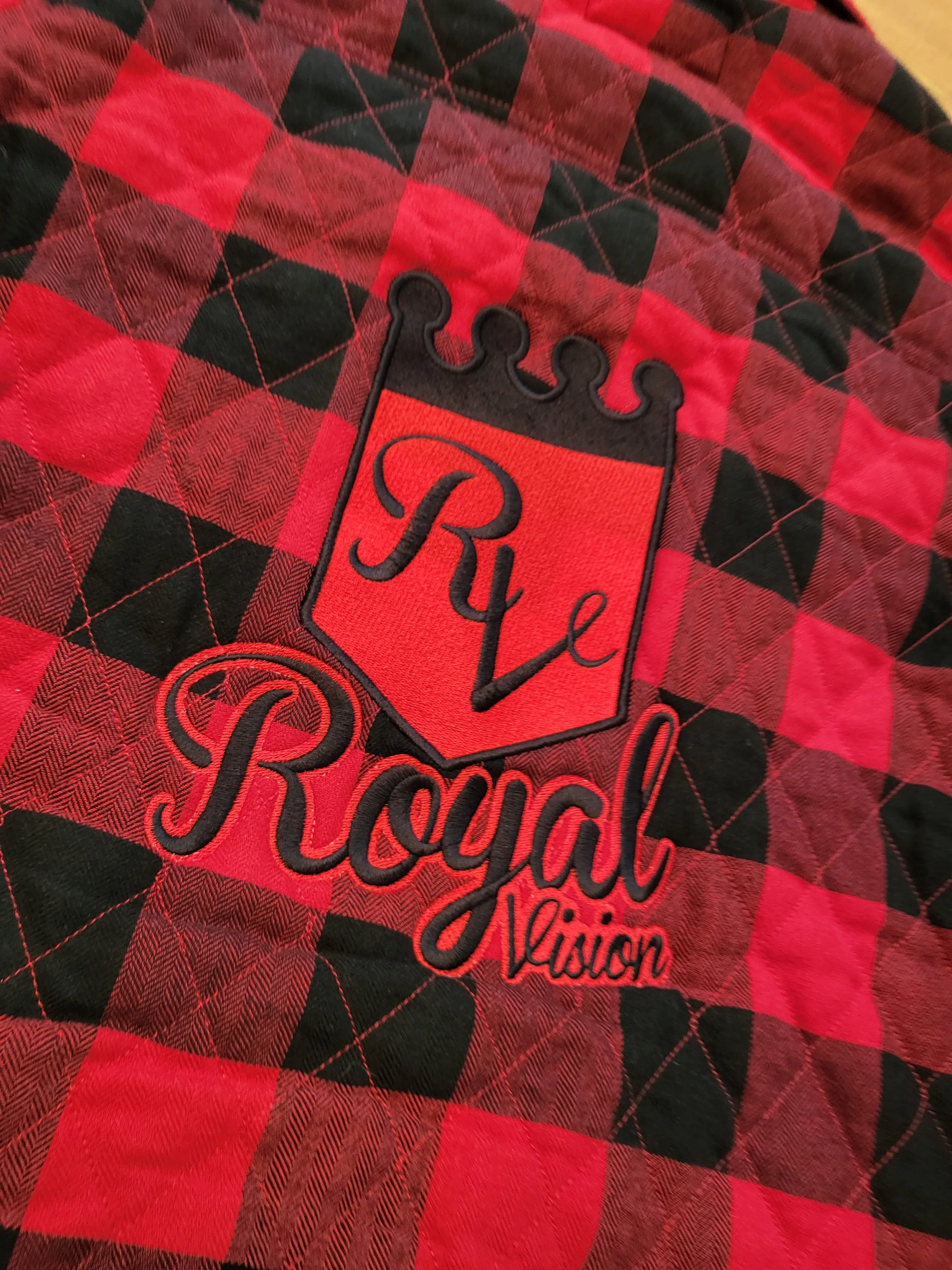Rv Flannel Shirt Jacket Red/Black